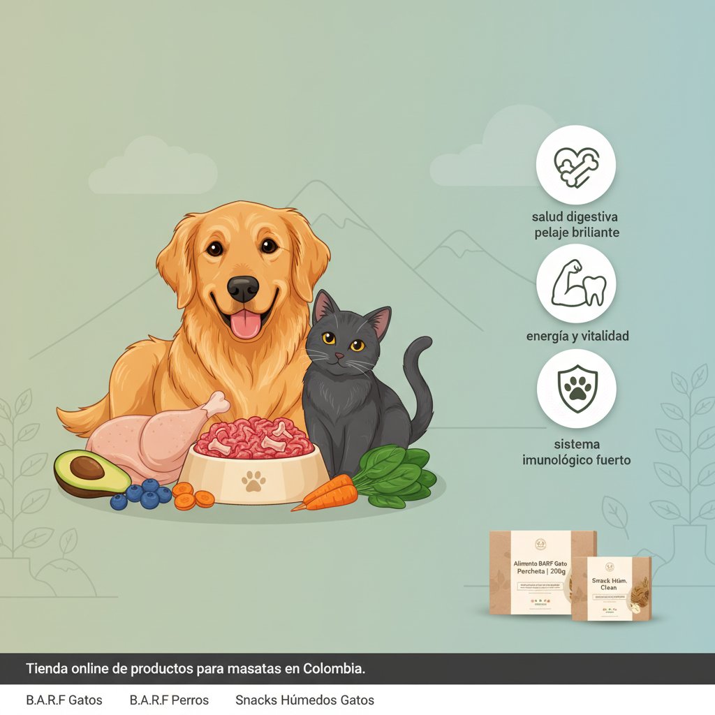 dieta barf para perros y gatos beneficios