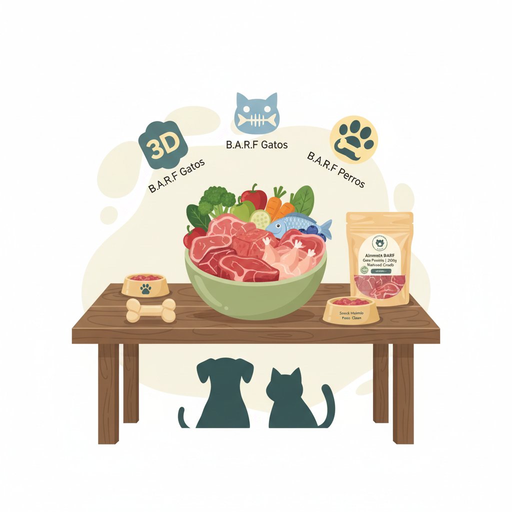 dieta cruda barf cómo elegir