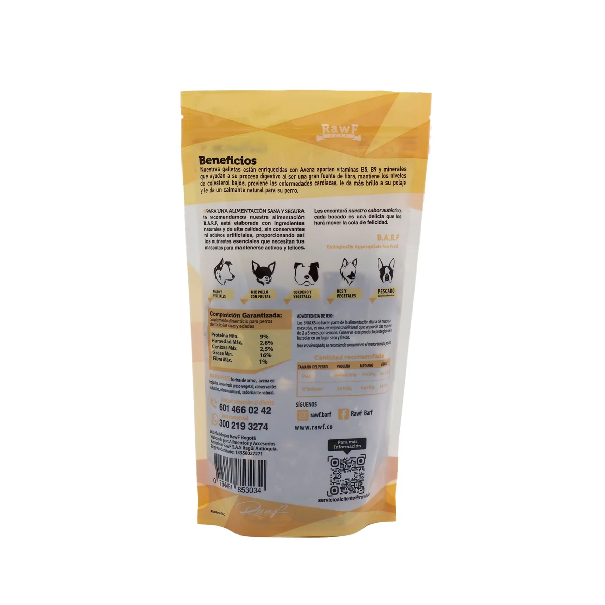 Snack Seco Perro Ancestral | Semillas Naturales x 200g - Imagen 4