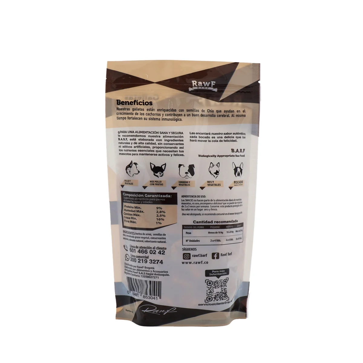 Snack Seco Perro Ancestral | Semillas Naturales x 200g - Imagen 6