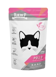 Alimento BARF Gato Pollo 200g | Sin Conservantes