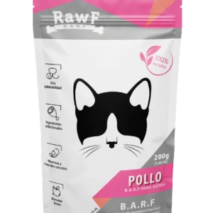 Alimento BARF Gato Pollo 200g | Sin Conservantes