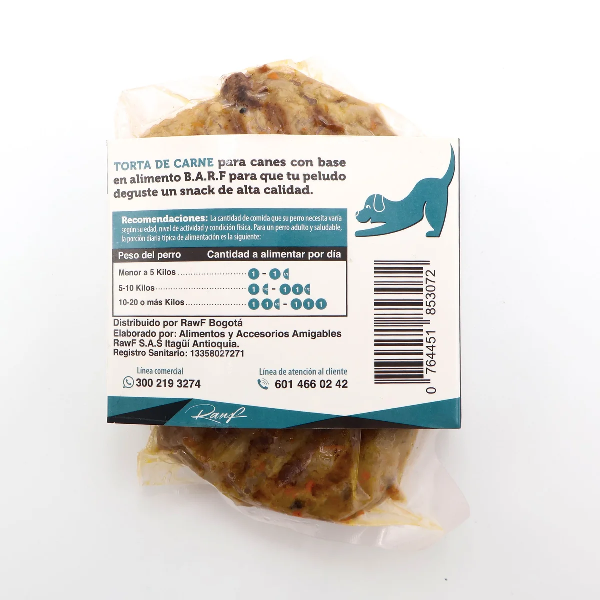 Snack Húmedo Perro | Hamburguesa 227g BARF - Imagen 6