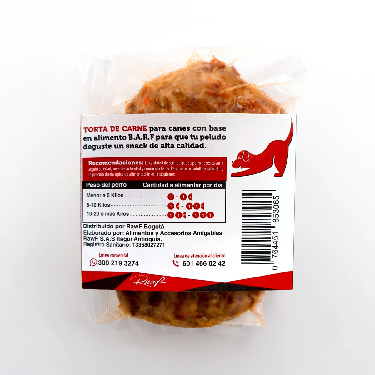 Snack Húmedo Perro | Hamburguesa 227g BARF - Imagen 14