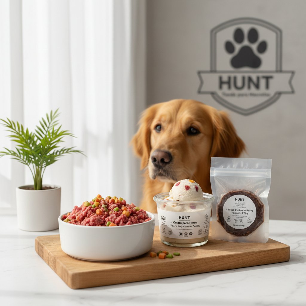 hunt comida para perros — alimento natural para mascotas en Colombia
