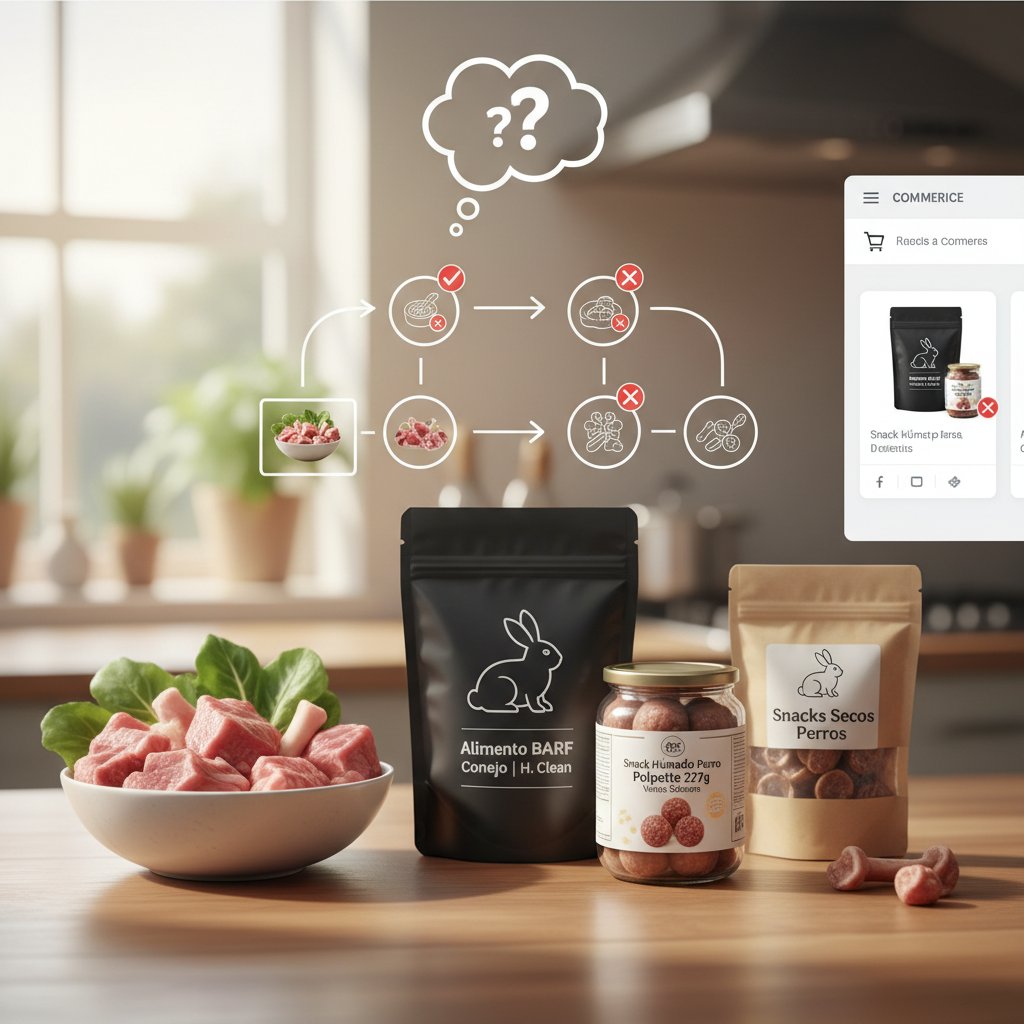 menú barf perros cómo elegir