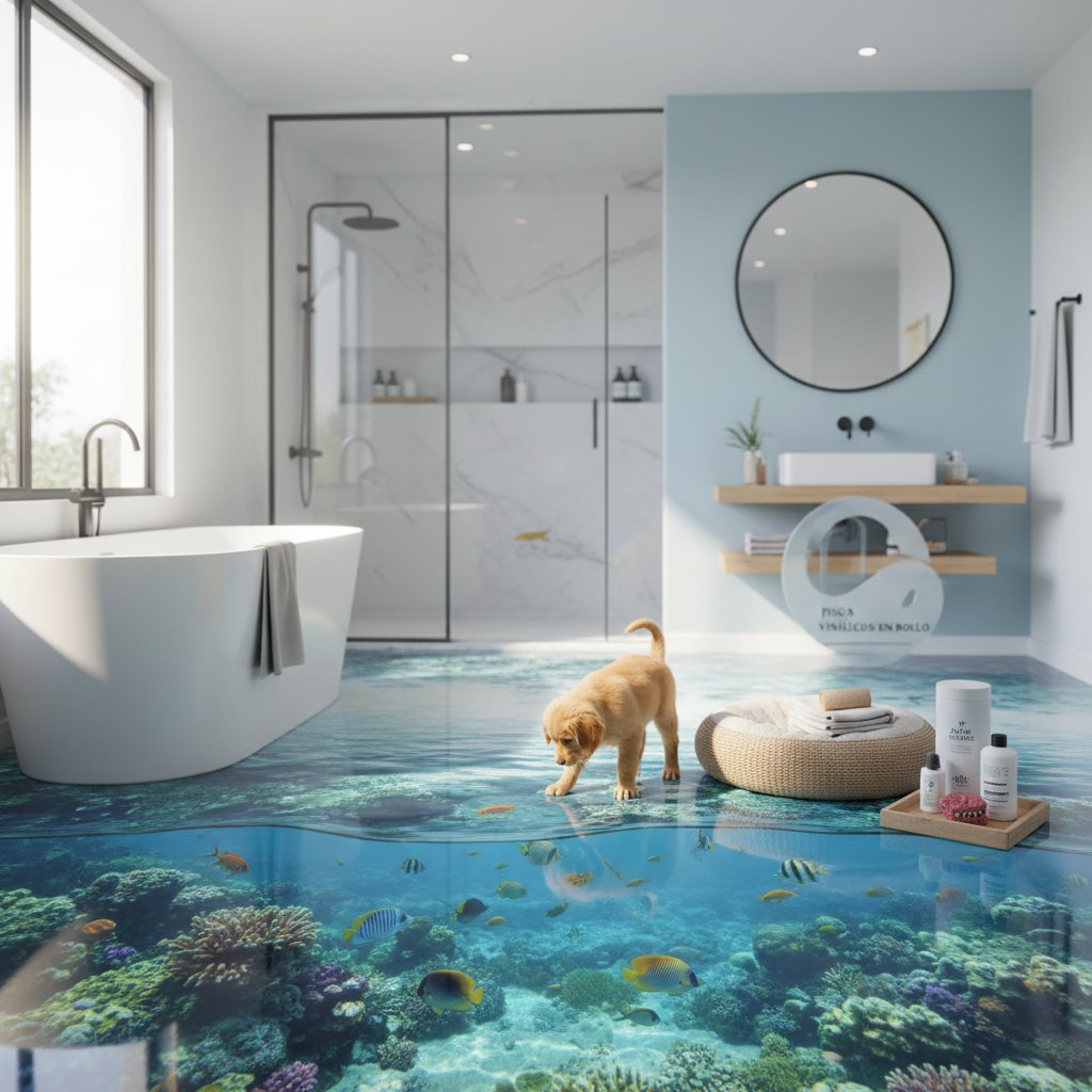 piso 3d para baño — alimento natural para mascotas en Colombia