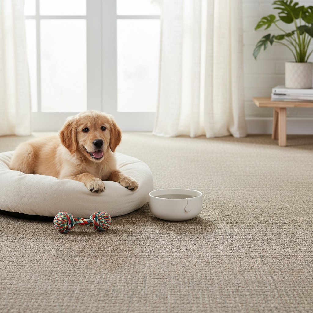 piso de alfombra — alimento natural para mascotas en Colombia