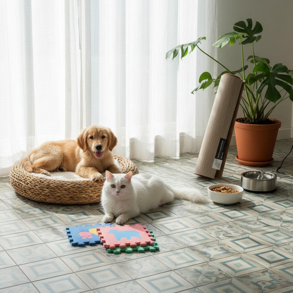piso de ceramica — alimento natural para mascotas en Colombia
