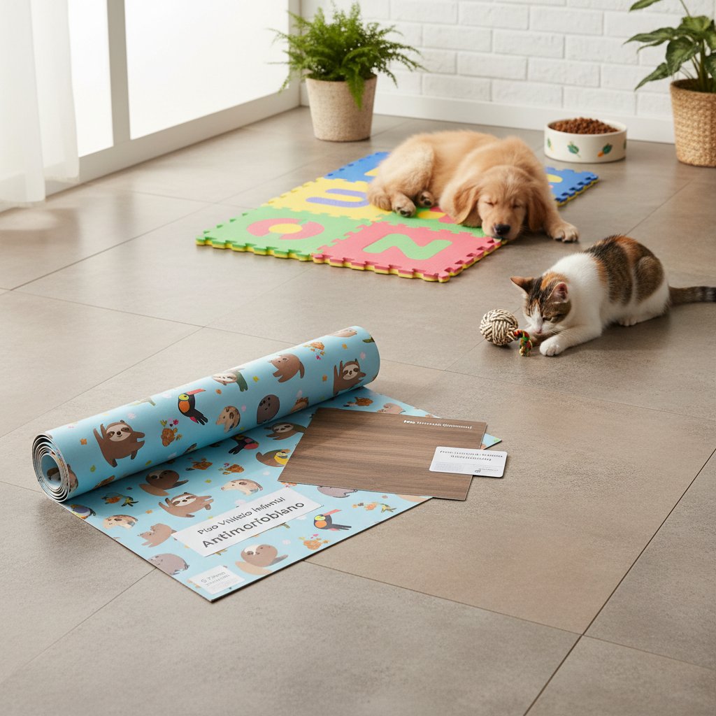 piso de gres — alimento natural para mascotas en Colombia