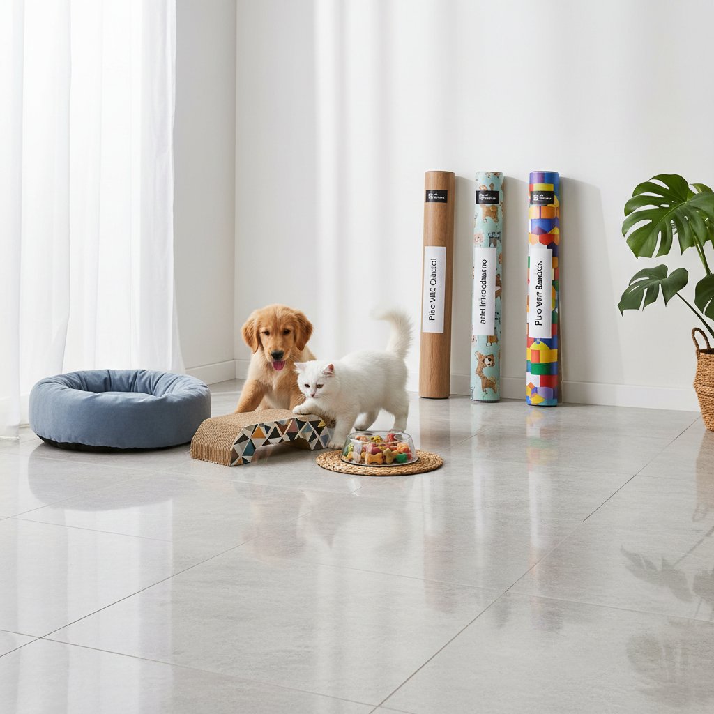 piso de porcelana — alimento natural para mascotas en Colombia