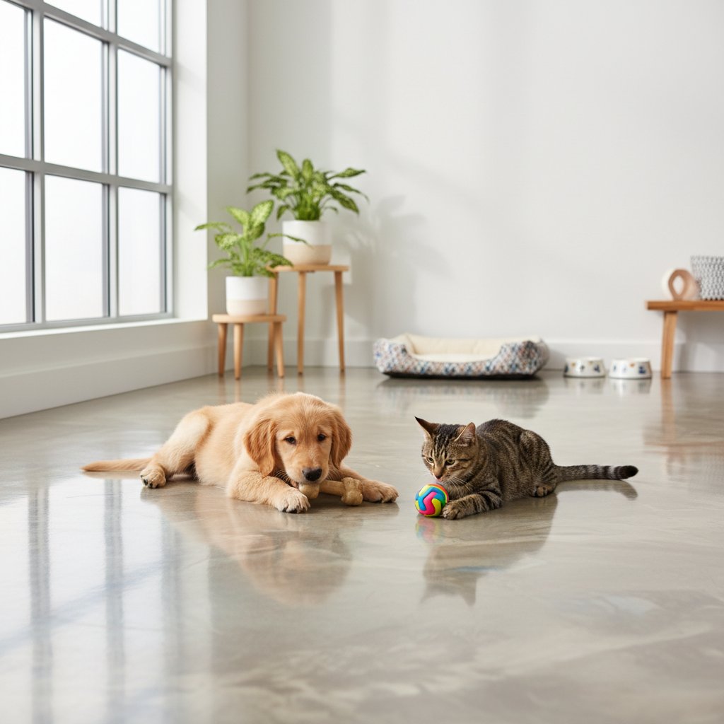 piso epoxy — alimento natural para mascotas en Colombia