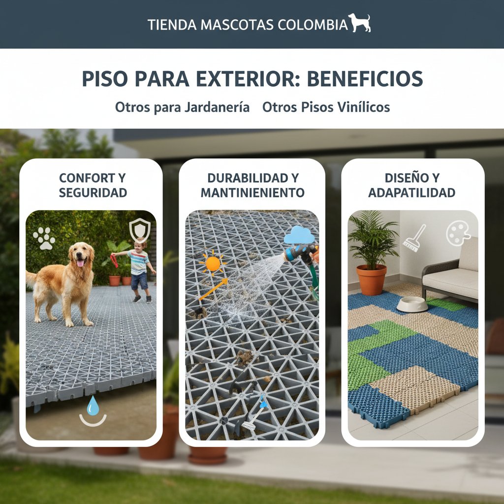 piso para exterior beneficios