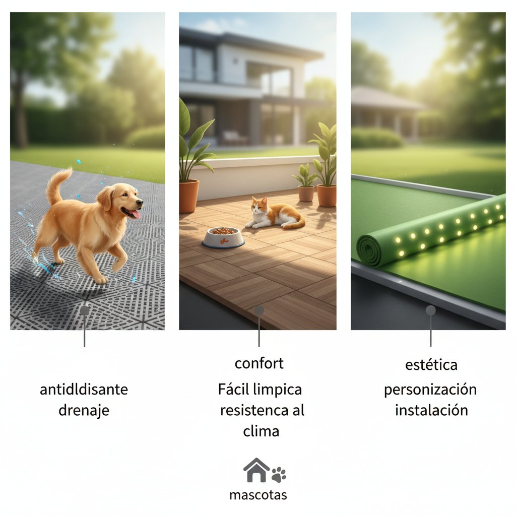 piso para exteriores beneficios