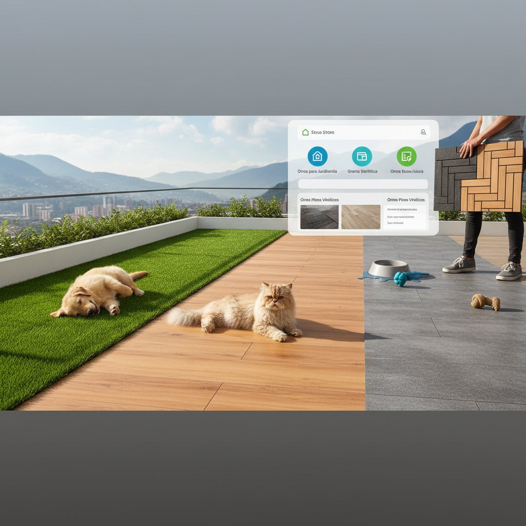 piso para terraza cómo elegir