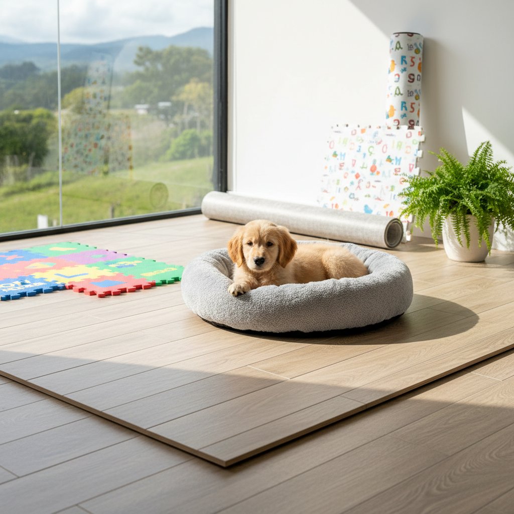 piso porcelanato — alimento natural para mascotas en Colombia