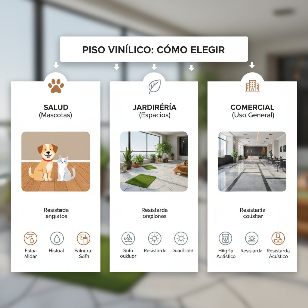 piso vinilico cómo elegir