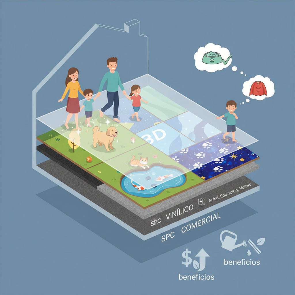 pisos 3d beneficios