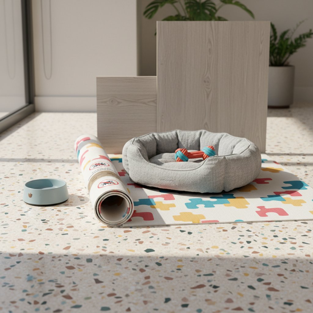pisos de terrazzo — alimento natural para mascotas en Colombia