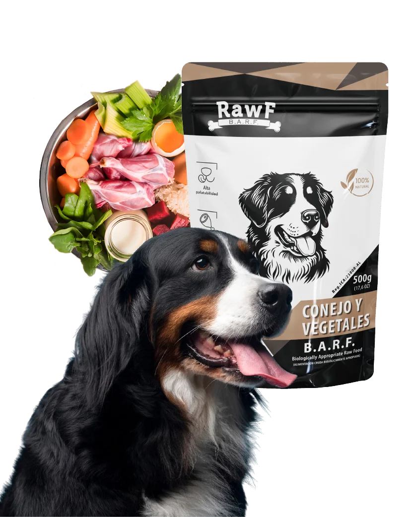 Alimento BARF Conejo | Hipoalergénico Digestible - Imagen 1