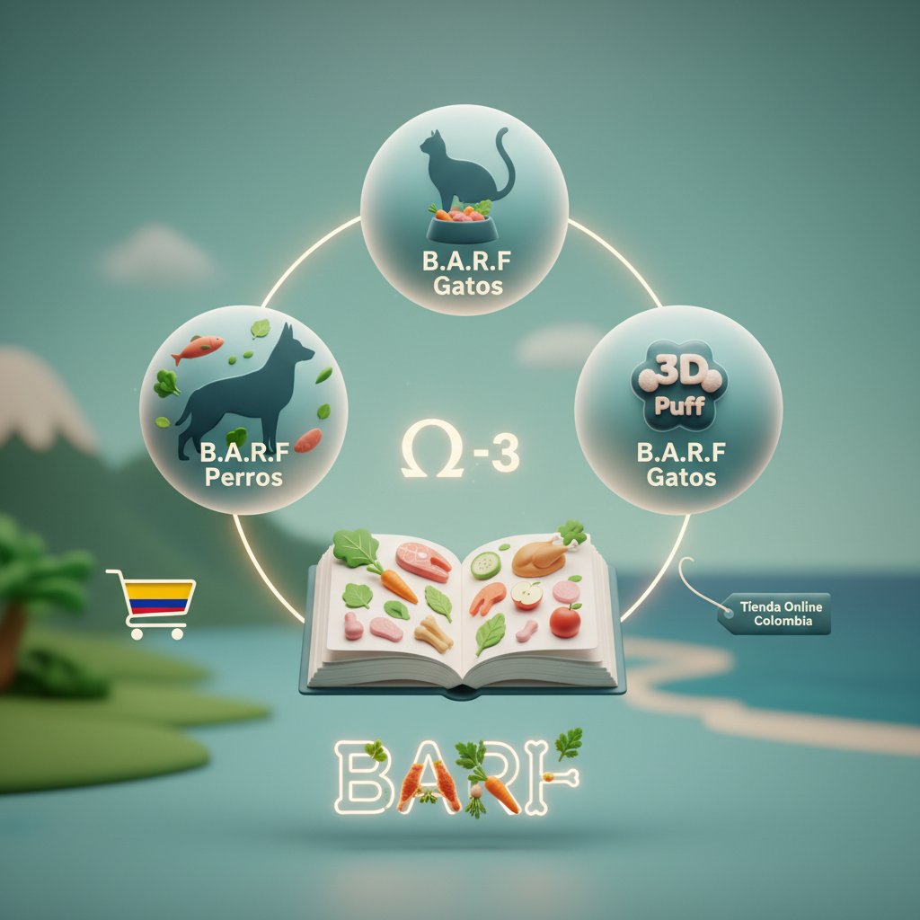 receta comida barf beneficios