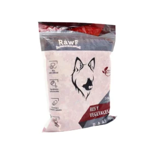 Comida BARF Perro Res Vegetales 500g | Natural