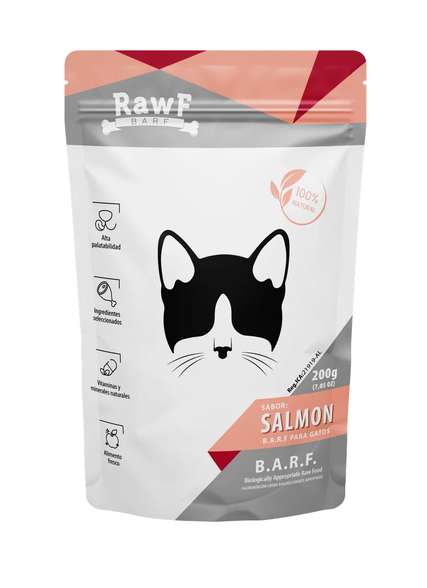 BARF Gato Salmón | Alta Digestibilidad Felina - Imagen 1