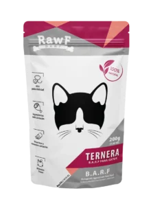 BARF Gato Ternera | 200g natural sin conservantes