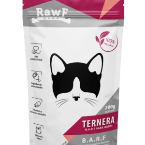BARF Gato Ternera | 200g natural sin conservantes