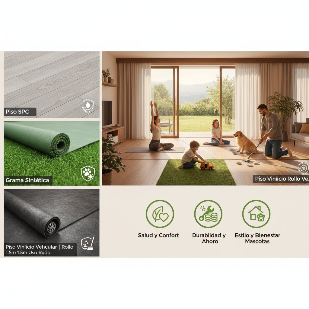 tipos de pisos para interiores beneficios
