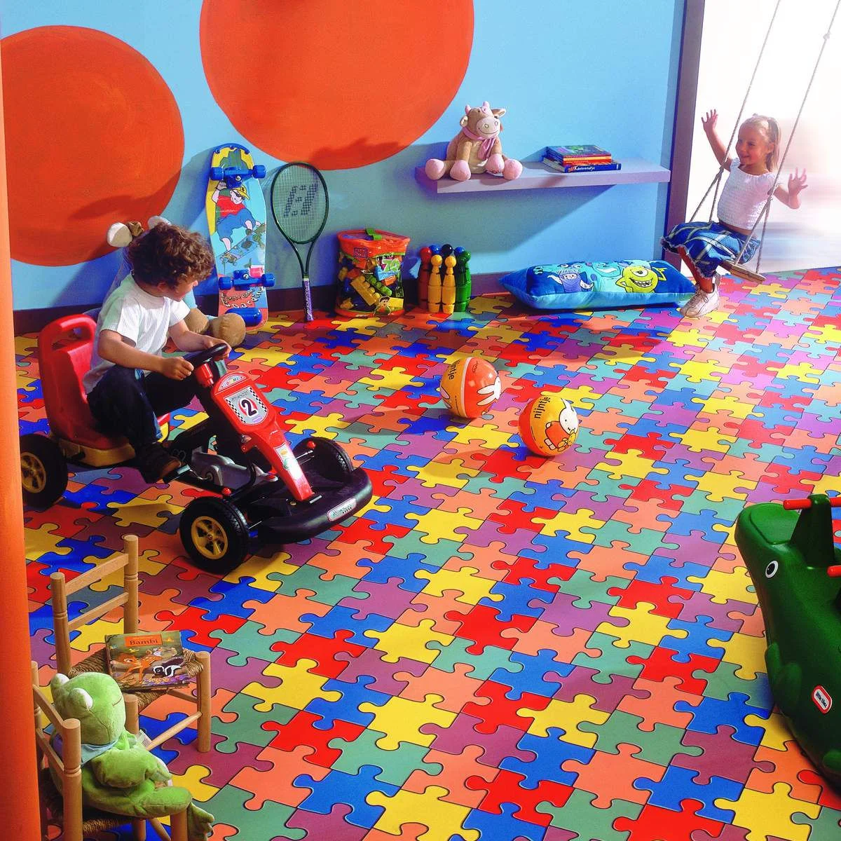 Piso Nova Bingo Puzzle Infantil | Ancho 2m - Imagen 1