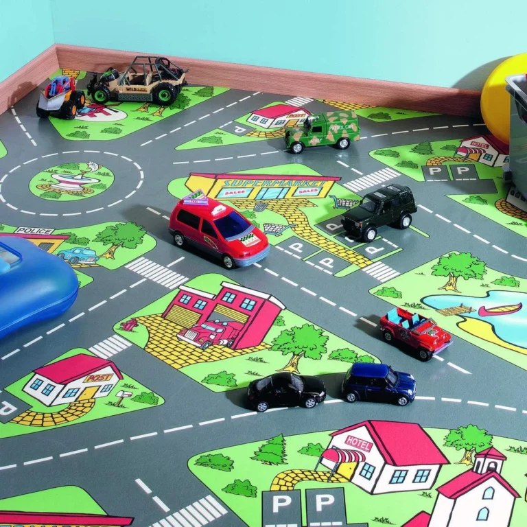 Piso Vinílico Tráfico Moderado diseño infantil Nova Bingo Traffic StarHouse