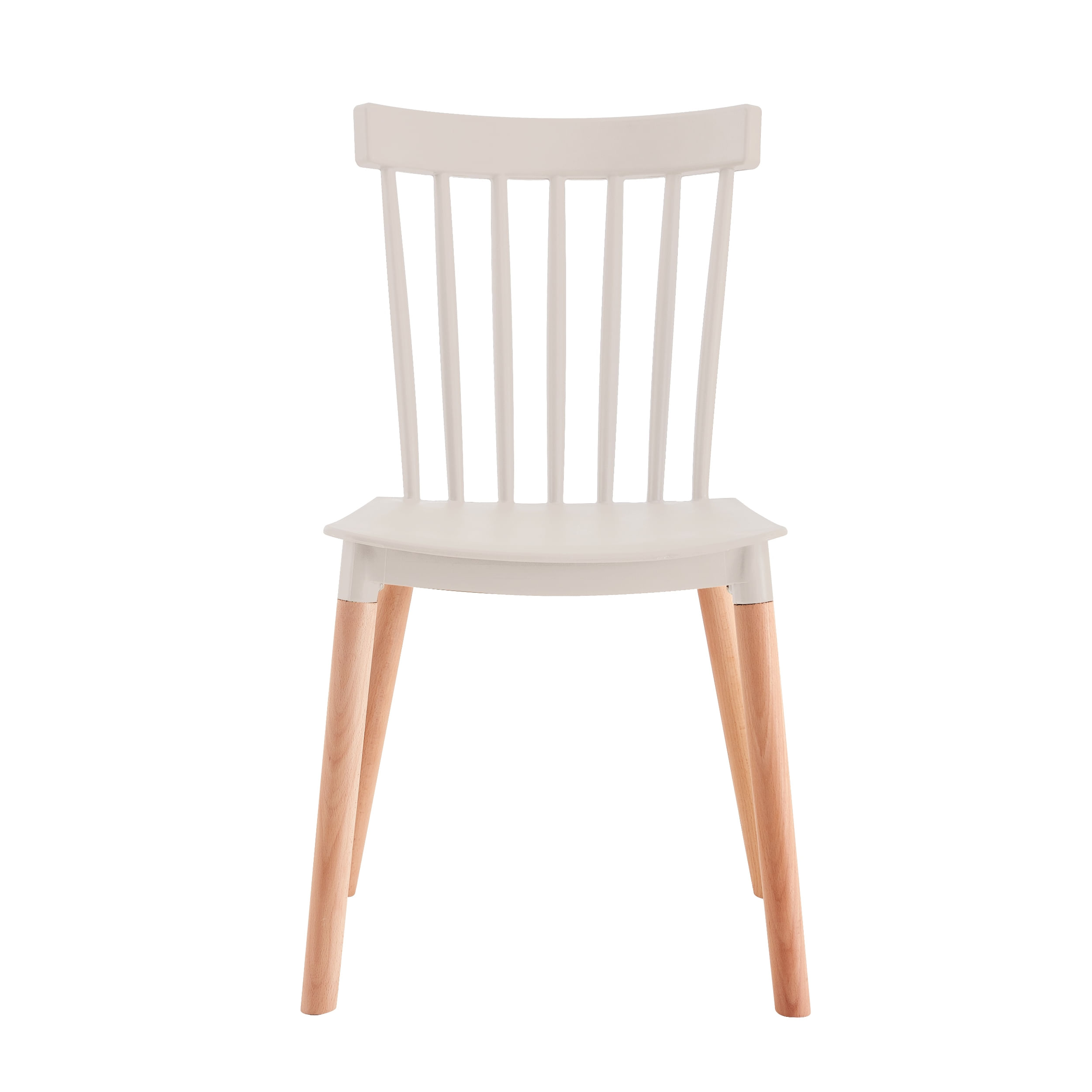 Set X6  Unidades Silla Comedor Blanca Patas largas - Imagen 2