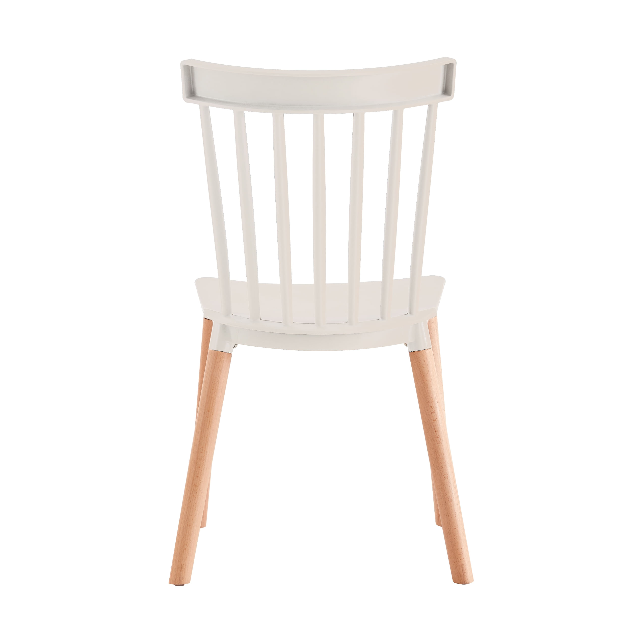 Set X6  Unidades Silla Comedor Blanca Patas largas - Imagen 3