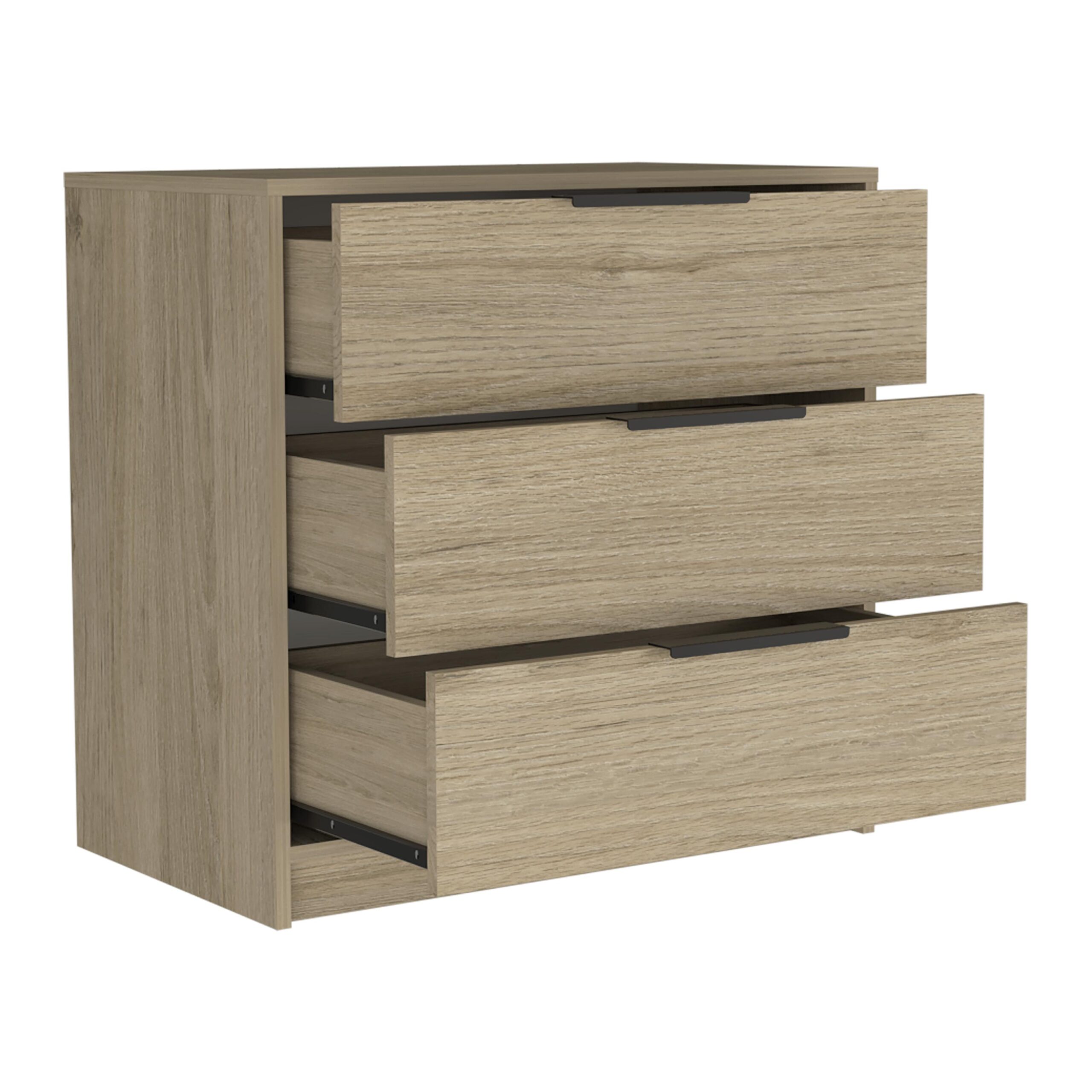 Comoda 3 Cajones Kaia RTA Rovere + Blanco - Imagen 1