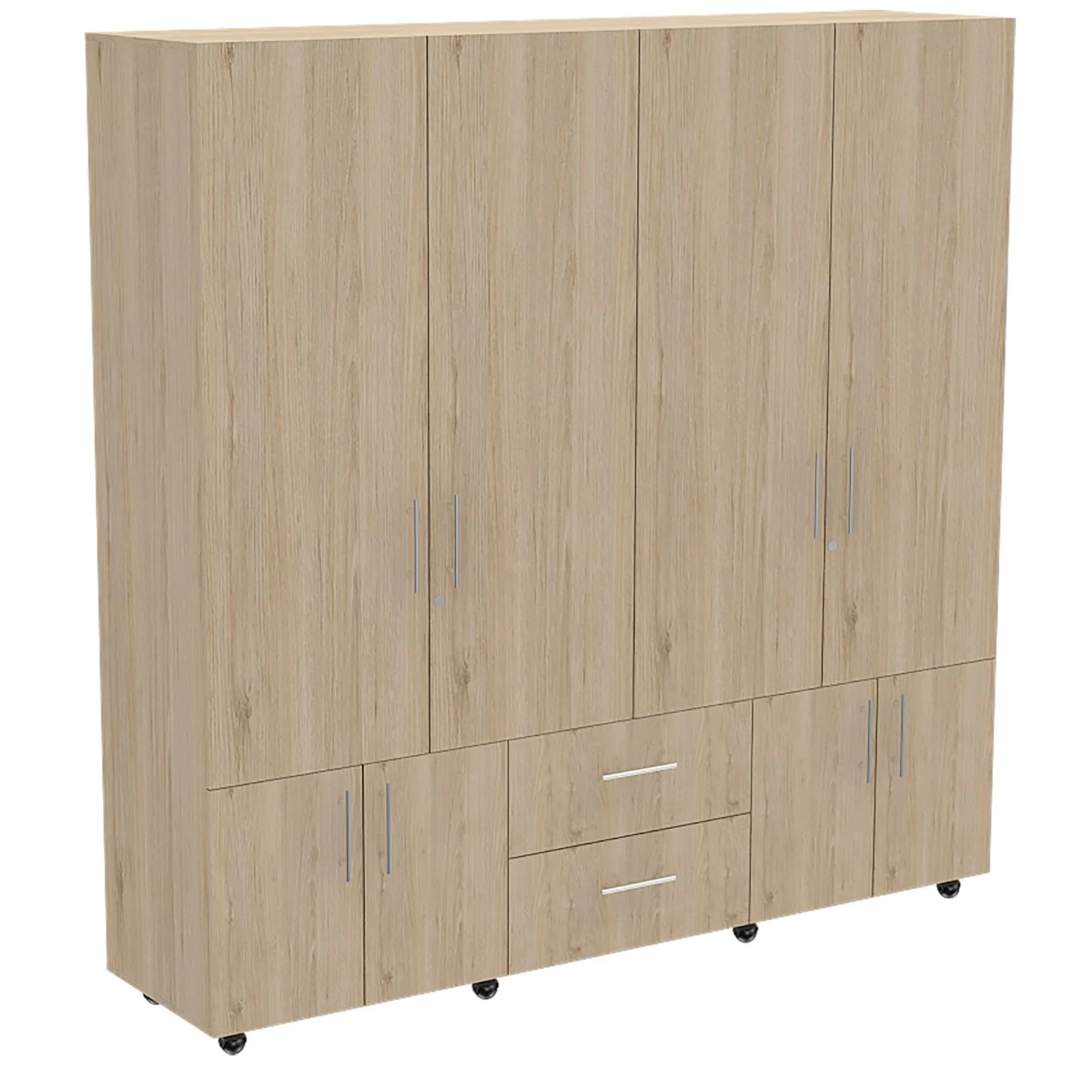 Closet Cantelmo 200 X 200 X 48 RTA Rovere + Blanco - Imagen 3