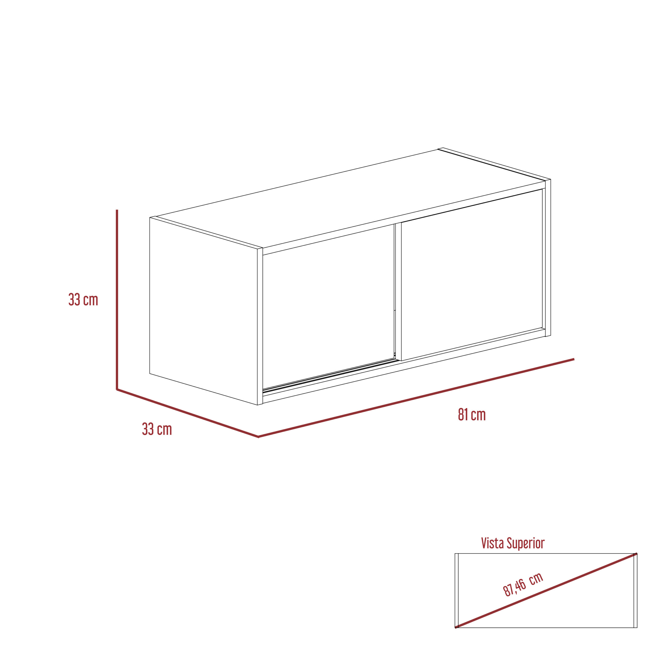 Gabinete Note RTA Miel + Blanco HG - Imagen 2