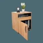 Mesa de noche Barilo 1P 55X45X40 RTA Fresno Eu Wengue