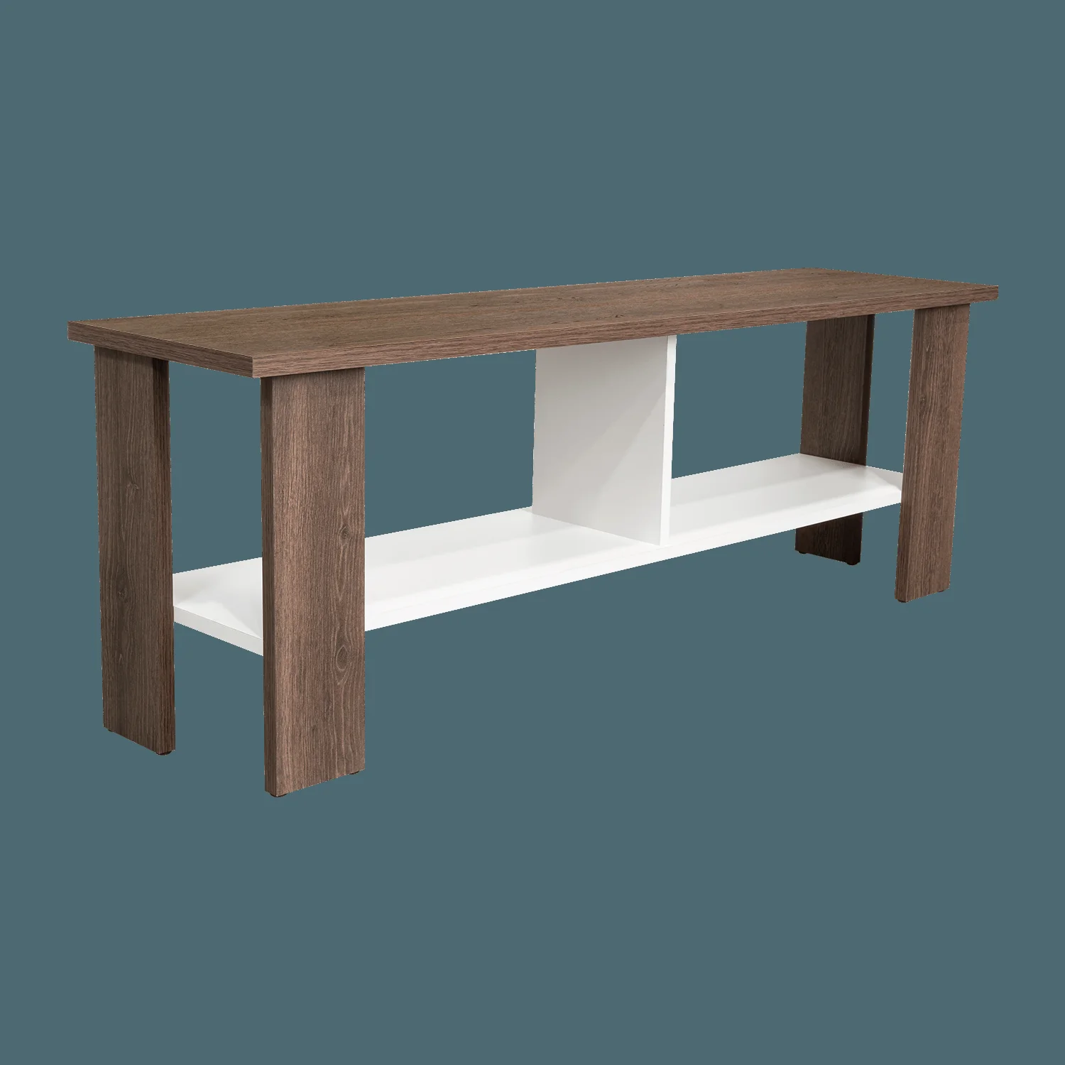 Mesa TV Navia 55'' 42X120 RTA Milan Blanco - Imagen 5