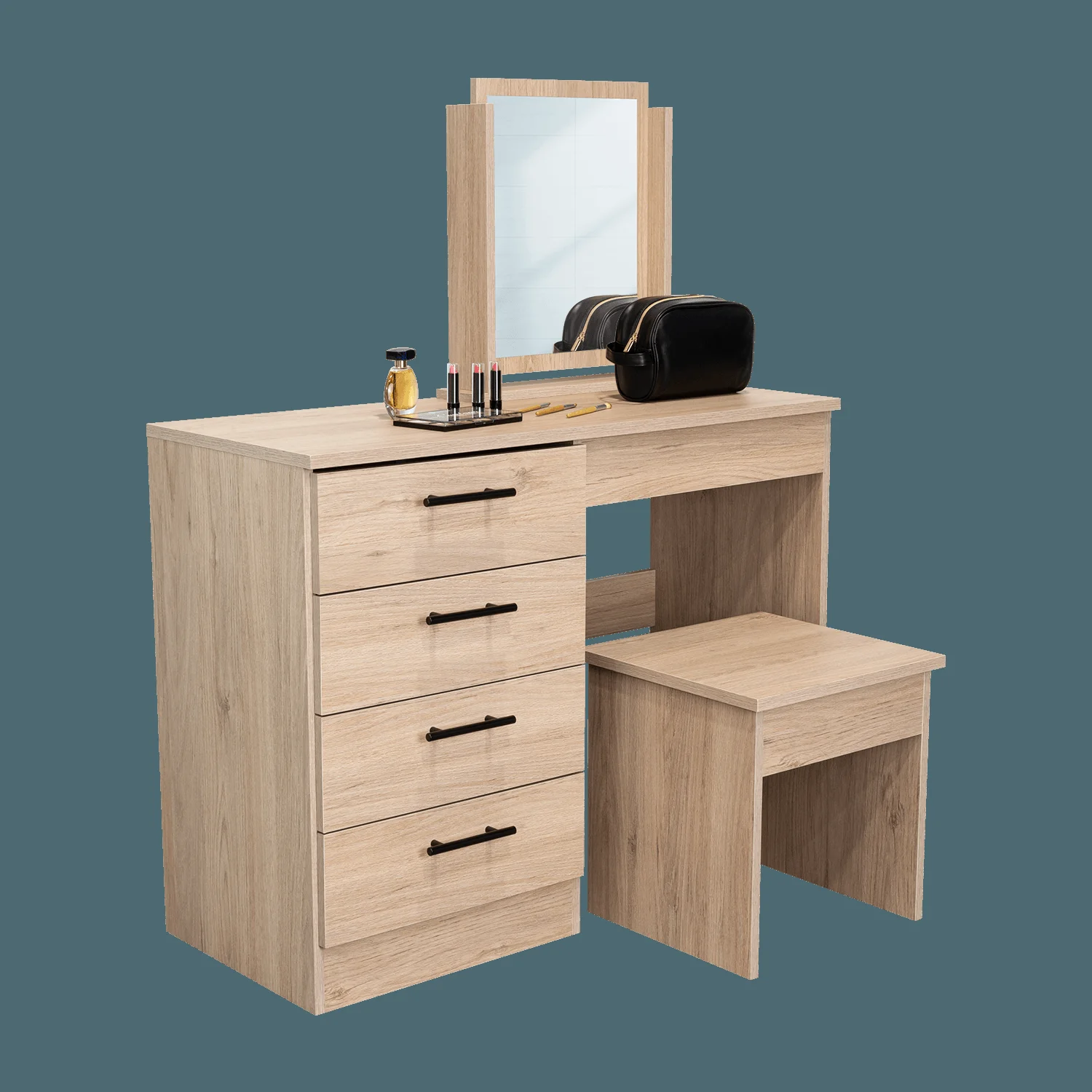 Mueble Tocador Kaia RTA Rovere + Blanco - Imagen 5