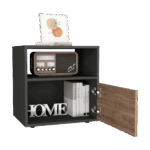 Mesa de noche Galanto 52 x 50 RTA Plomo Miel