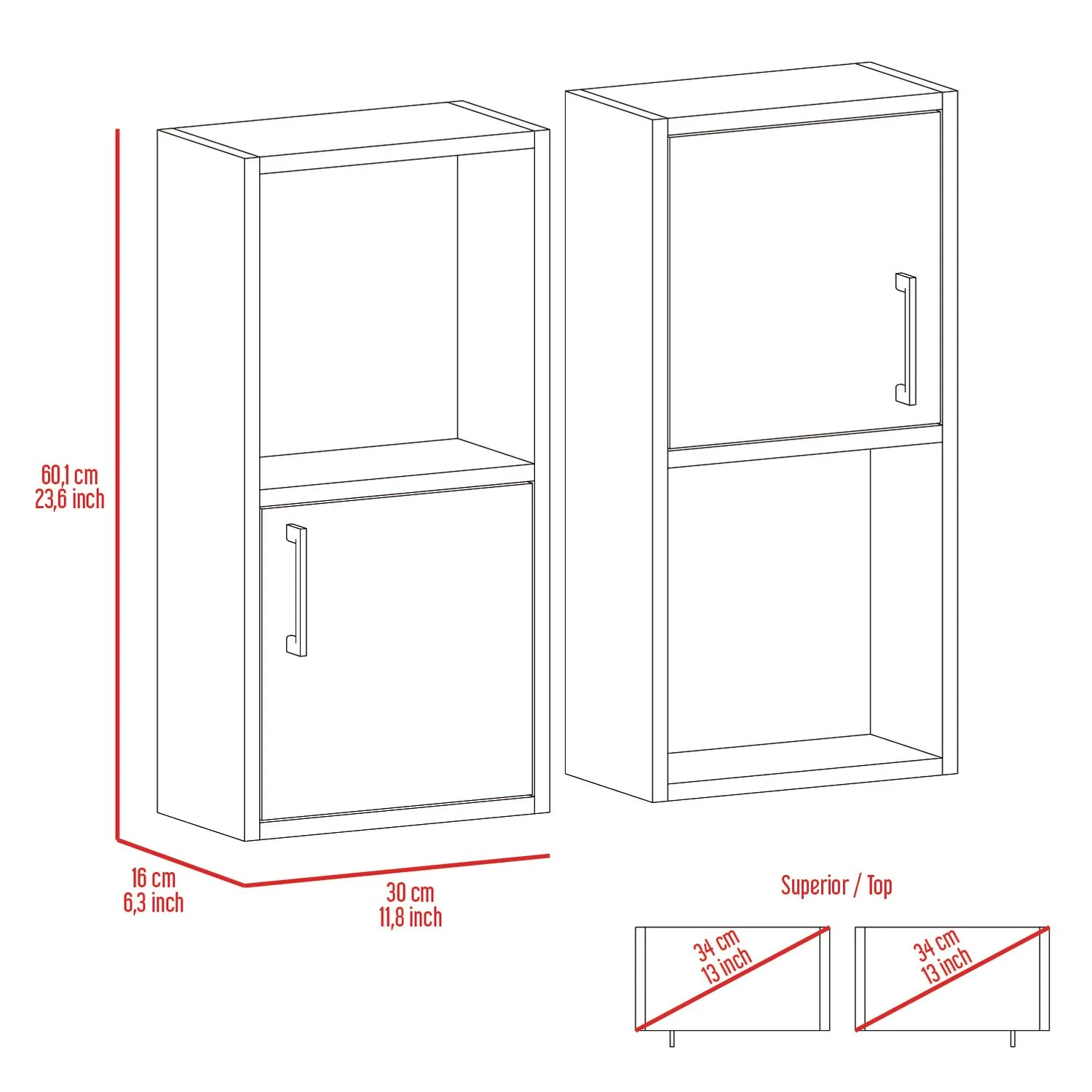 Muebles  Auxiliar Bath RTA Bardolino X2 Un - Imagen 9