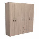 Closet Bariloche 180X170X50 RTA Bardolino Blanco