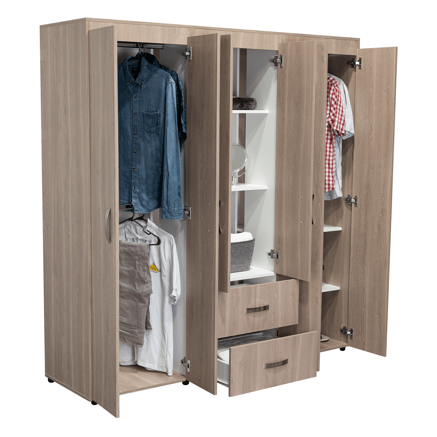 Closet Bariloche 180X170X50 RTA Bardolino Blanco - Imagen 4
