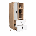 Comoda Alta Huna 142 X 51 RTA Macadamia Blanco