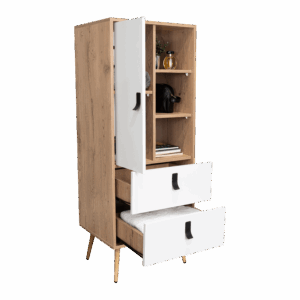 Comoda Alta Huna 142 X 51 RTA Macadamia Blanco