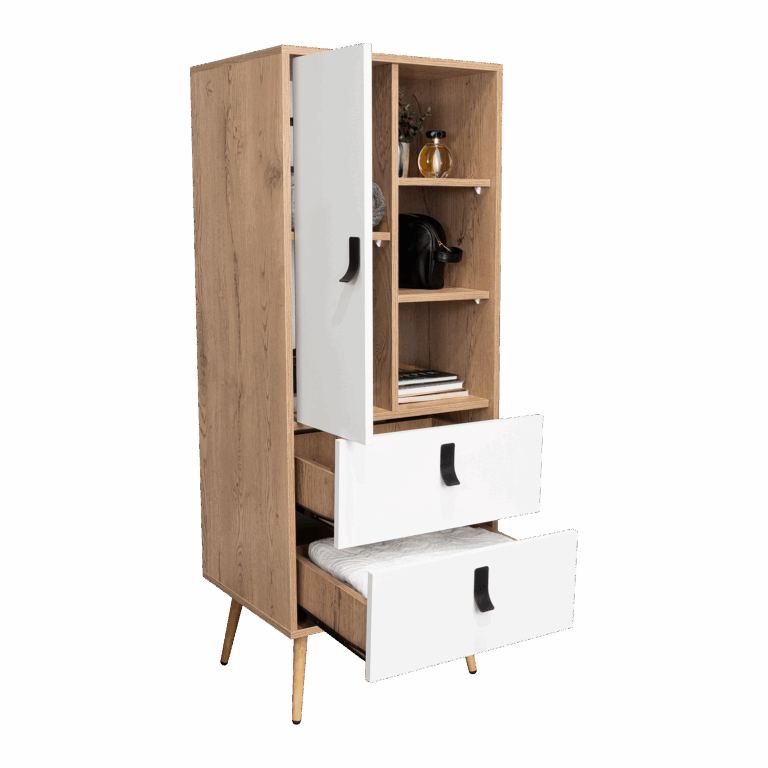 Comoda Alta Huna 142 X 51 RTA Macadamia Blanco