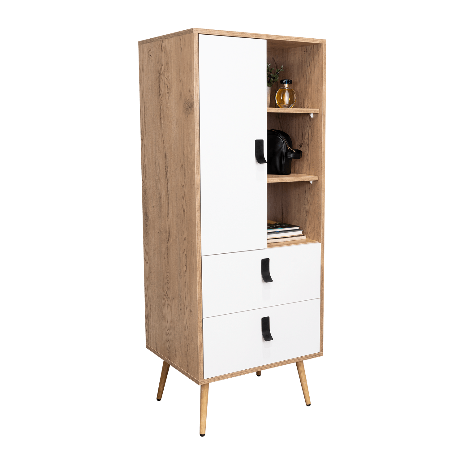 Comoda Alta Huna 142 X 51 RTA Macadamia Blanco - Imagen 4