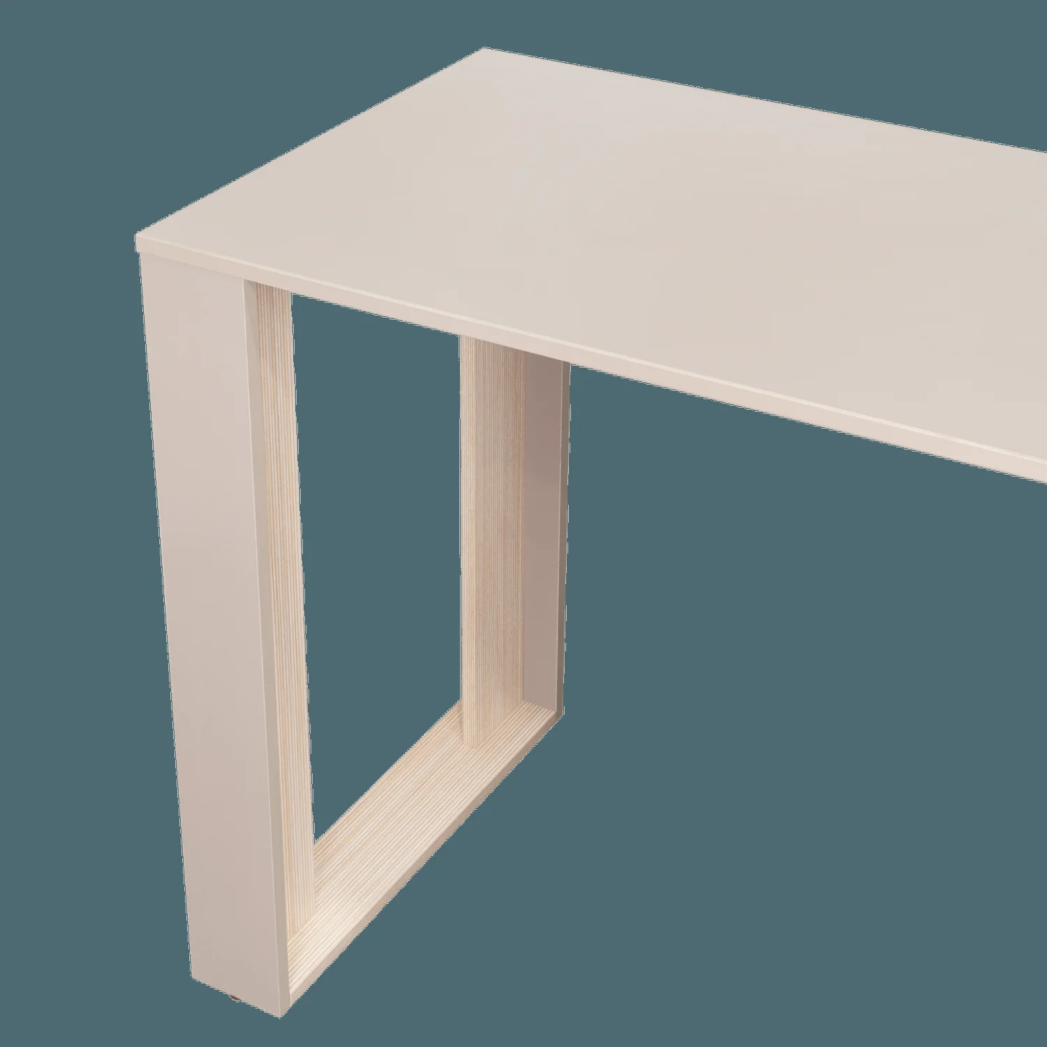 Escritorio Verlot 75x120x52 RTA Taupe + Mallado - Imagen 8