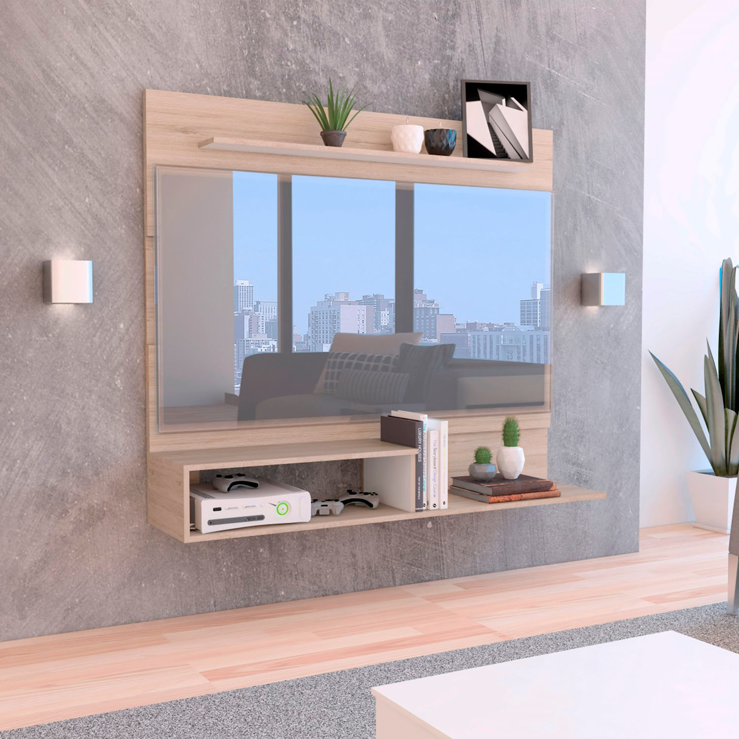 Panel TV Beijint RTA Rovere + Blanco - Imagen 3